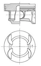 Zuiger KOLBENSCHMIDT 41492610)