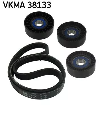 V-geribbelde riemset SKF VKMA 38133)