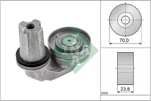 Riemspanner, V-geribbelde riem Schaeffler INA 534 0635 10)