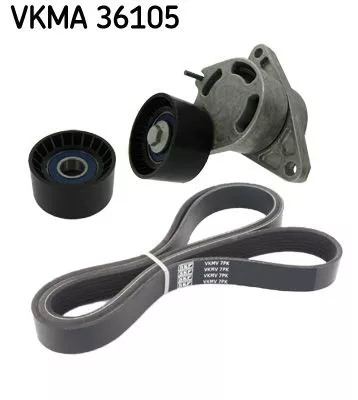 V-geribbelde riemset SKF VKMA 36105)
