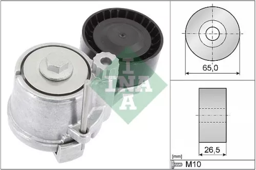 Riemspanner, V-geribbelde riem Schaeffler INA 534 0661 10)