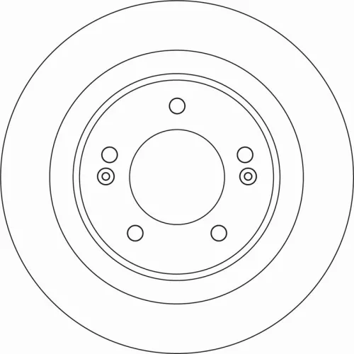 Remschijf TRW DF6599)