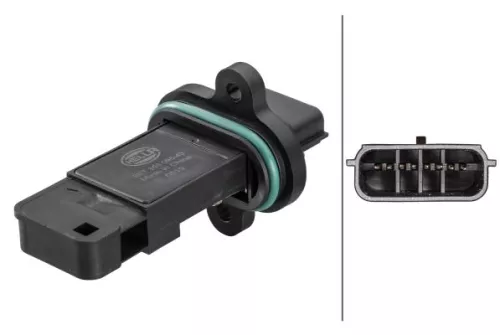 Luchtmassastroomsensor HELLA 8ET 358 095-431)