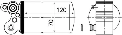 Wasdroger, airconditioning MAHLE AD 101 000S)