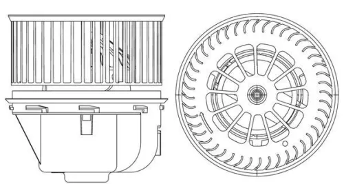 Binnenventilator MAHLE AB 264 000P)