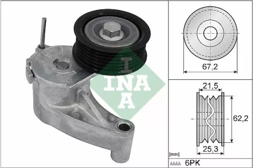 Riemspanner, V-geribbelde riem Schaeffler INA 534 0710 10)