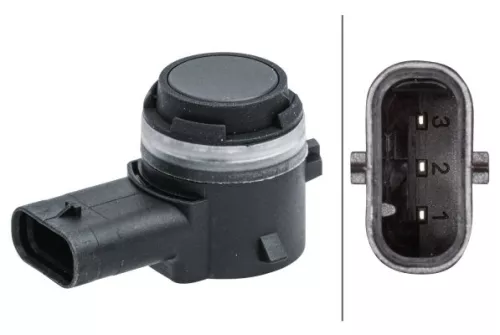 Sensor, parkeerafstandsregeling HELLA 6PX 358 141-261)
