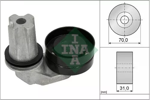 Riemspanner, V-geribbelde riem Schaeffler INA 534 0694 10)
