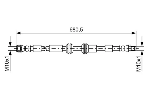 Remslang BOSCH 1 987 481 734)