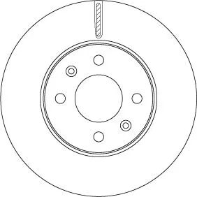Remschijf TRW DF6794)