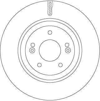 Remschijf TRW DF7592)