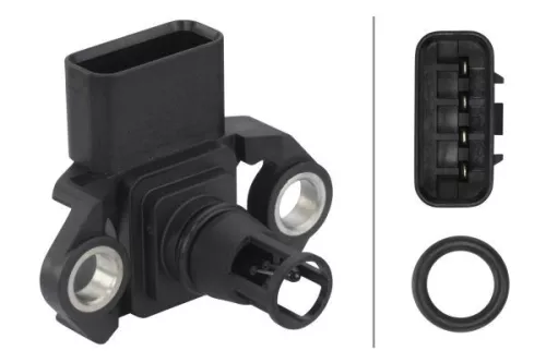 Sensor, druk in het inlaatspruitstuk HELLA 6PP 013 112-011)