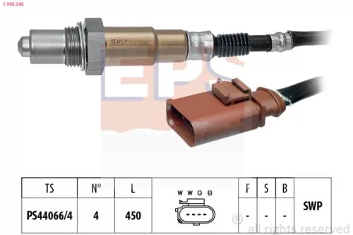 Oxygen Sensor EPS 1.998.348)
