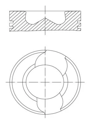 Piston MAHLE 030 98 00)