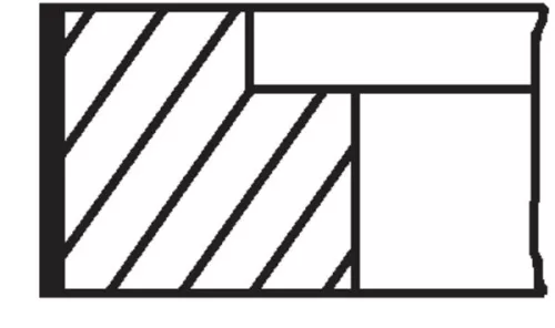 Zuigerveerenset MAHLE 034 89 N0)