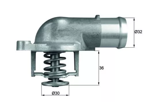 Thermostaat, koelvloeistof MAHLE TI 212 87D)