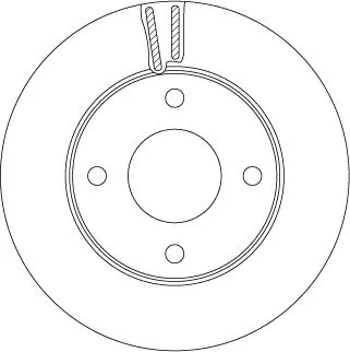 Remschijf TRW DF6417)