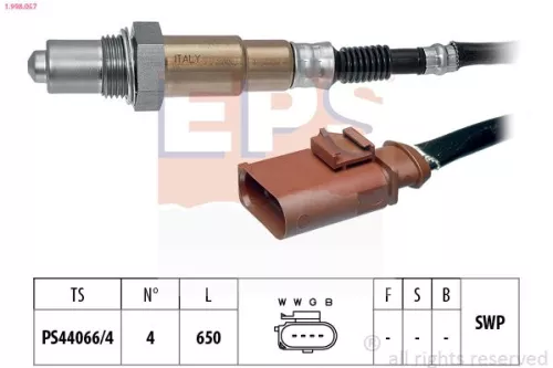 Oxygen Sensor EPS 1.998.057)