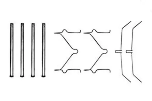 Accessoirekit, schijfremblokken TRW PFK208)