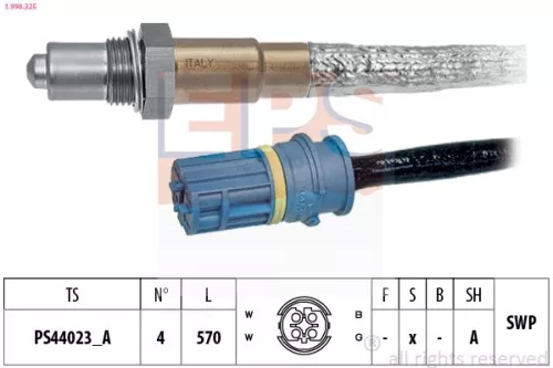 Oxygen Sensor EPS 1.998.325)