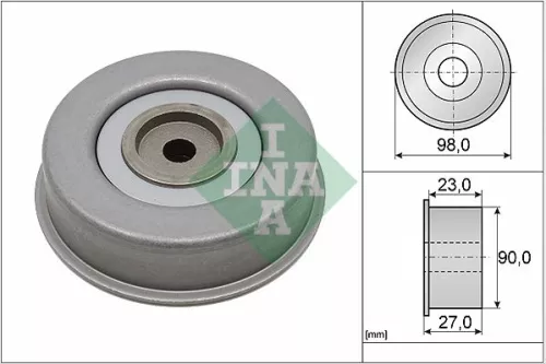 Ombuigings-/geleidingspoelie, V-geribbelde riem Schaeffler INA 532 0381 20)