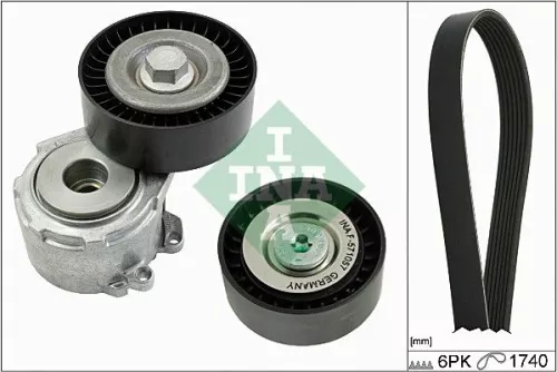 V-geribbelde riemset Schaeffler INA 529 0158 10)