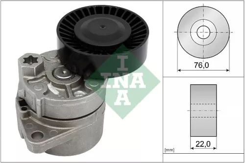 Riemspanner, V-geribbelde riem Schaeffler INA 534 0018 10)