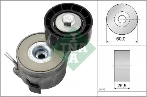 Riemspanner, V-geribbelde riem Schaeffler INA 534 0400 10)
