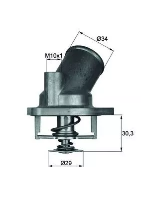 Thermostaat, koelvloeistof MAHLE TI 2 92)