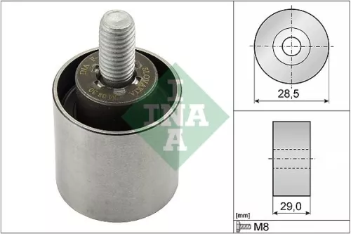 Deflection Pulley/Guide Pulley, timing belt Schaeffler INA 532 0661 10)