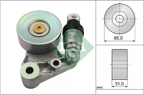 Riemspanner, V-geribbelde riem Schaeffler INA 534 0021 10)