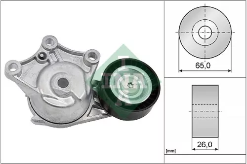 Riemspanner, V-geribbelde riem Schaeffler INA 534 0428 10)