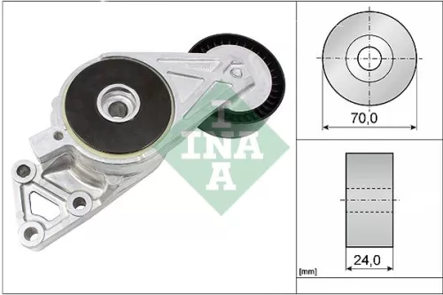 Riemspanner, V-geribbelde riem Schaeffler INA 533 0076 30)