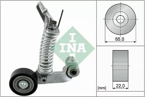 Riemspanner, V-geribbelde riem Schaeffler INA 534 0574 10)