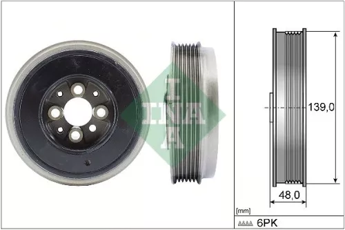 Riempoelie, krukas Schaeffler INA 544 0065 10)