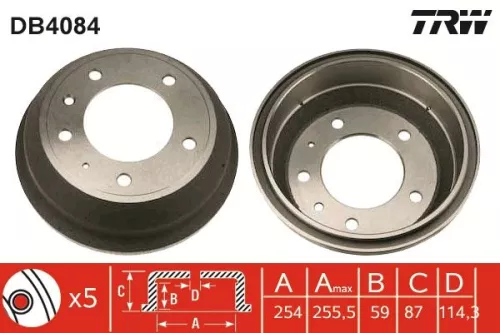 Remtrommel TRW DB4084)
