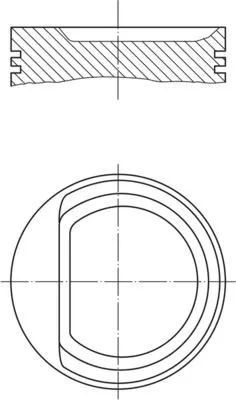 Zuiger MAHLE 030 71 01)