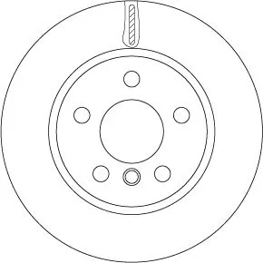 Remschijf TRW DF6799)