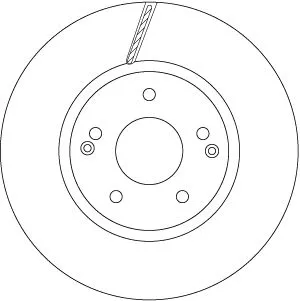 Remschijf TRW DF6804)