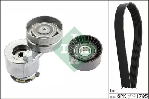 V-geribbelde riemset Schaeffler INA 529 0124 10)