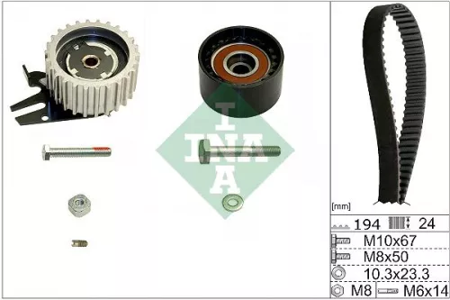 Timing Belt Kit Schaeffler INA 530 0561 10)