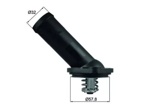 Thermostaat, koelvloeistof MAHLE TI 225 92D)