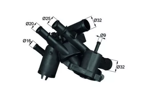 Thermostaat, koelvloeistof MAHLE TM 4 109)