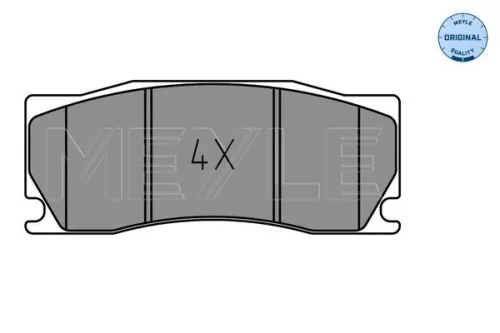 Remblokkenset, schijfrem MEYLE 025 248 5017)