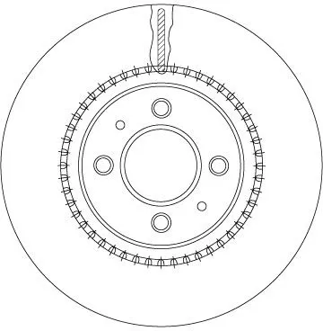 Remschijf TRW DF6904)