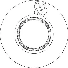 Remschijf TRW DF5094S)