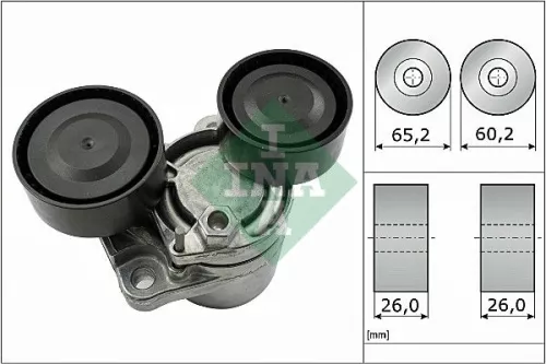 Riemspanner, V-geribbelde riem Schaeffler INA 534 0505 10)