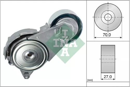 Riemspanner, V-geribbelde riem Schaeffler INA 534 0408 10)