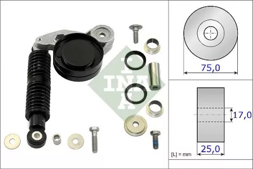 Reparatieset, V-geribbelde riemspanner Schaeffler INA 533 0118 10)