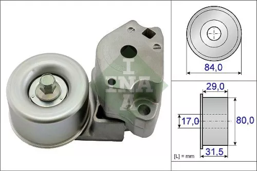 Riemspanner, V-geribbelde riem Schaeffler INA 534 0477 10)